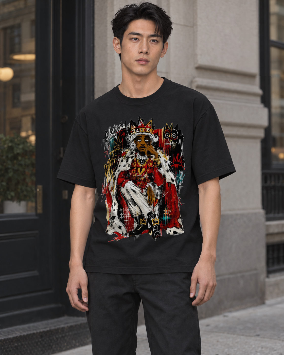 Bón Sin Royal Strategy — Black — Front