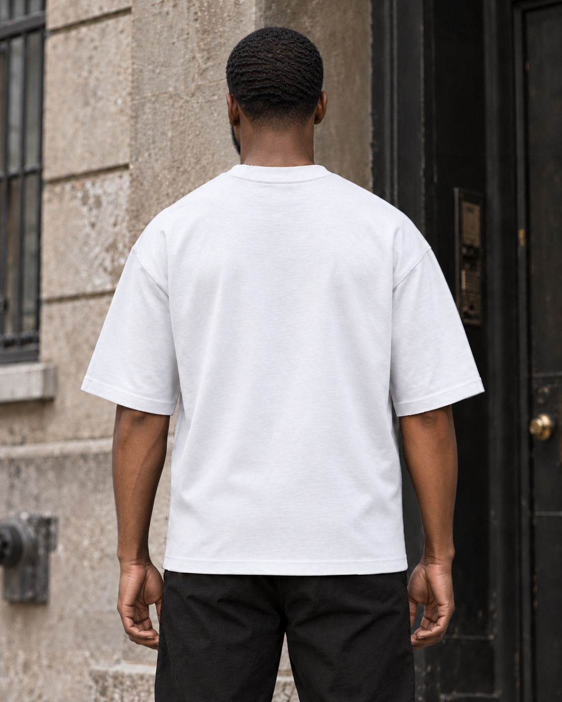 Bón Sin My Wolf and I T-Shirt — White — Back