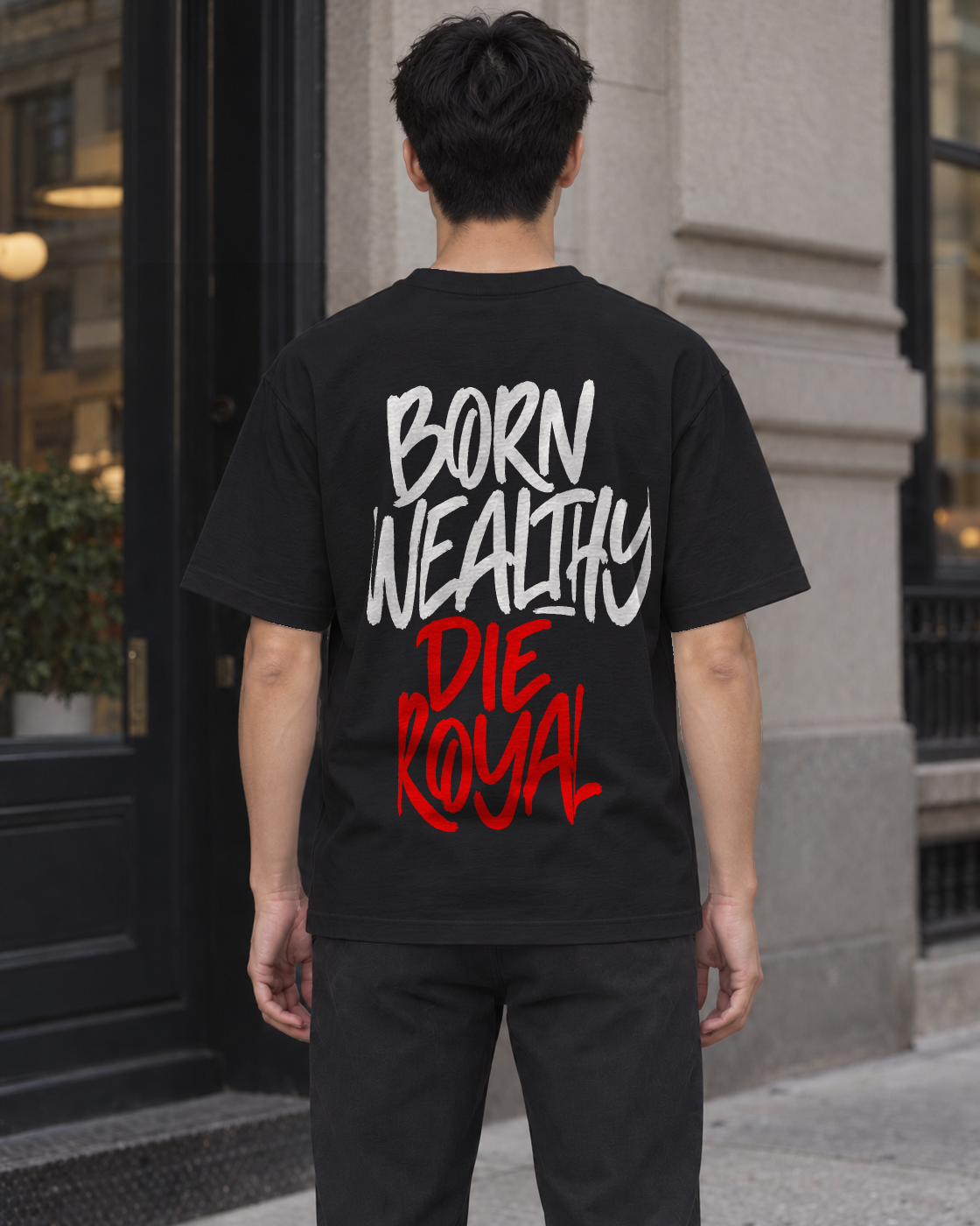 Bón Sin Loud Statements T-Shirt — Black — Back
