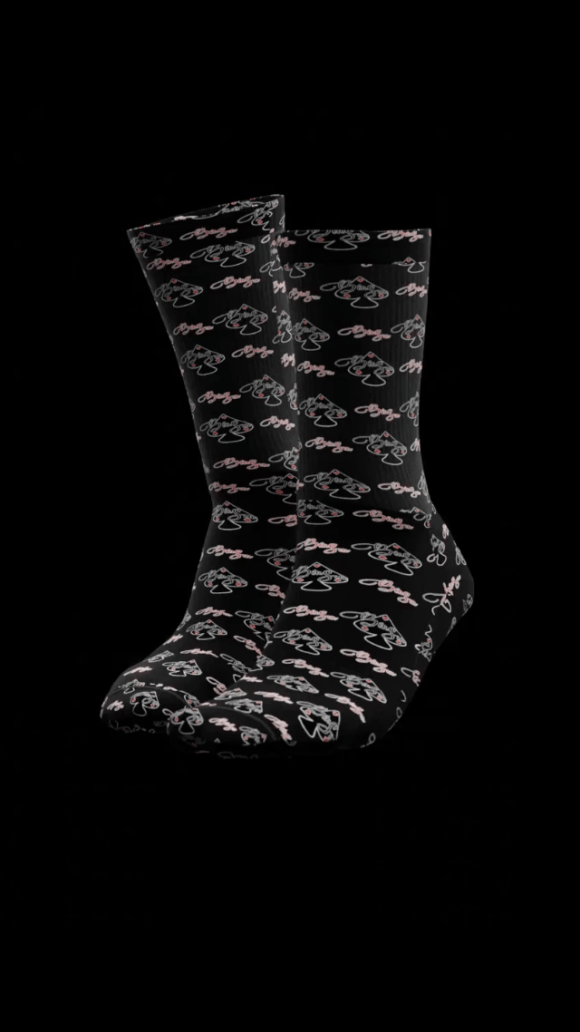 Classic Spade Cotton Socks — animated product preview