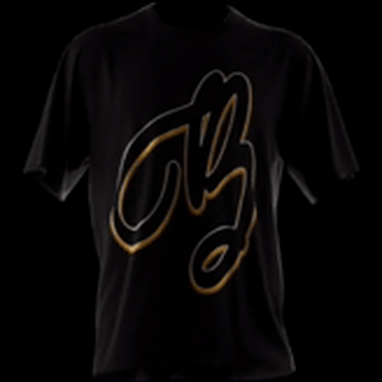 Bon Sin Script B - Black/Gold