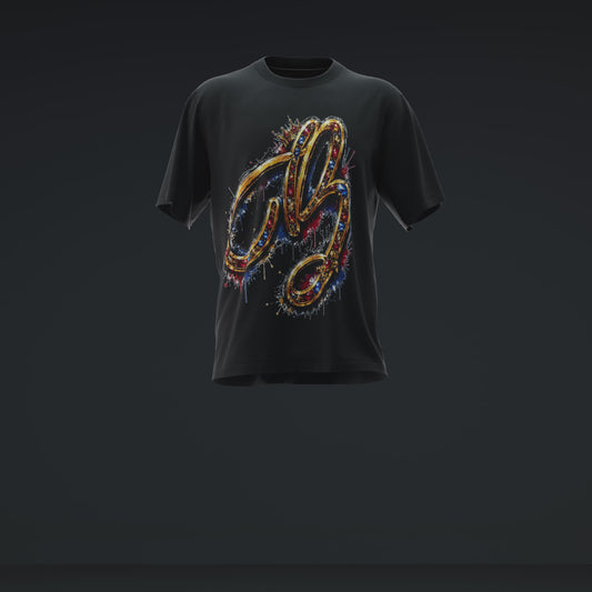 bon sin jewel b script t shirt
