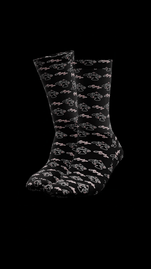 Classic Spade Cotton Socks - compressed for reliable mobile loading