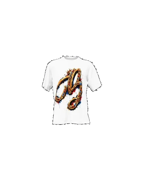 Bon Sin Jewel B Script T-Shirt — White